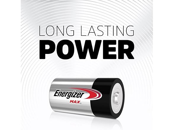 (8 PACK) Energizer MAX D Alkaline Batteries