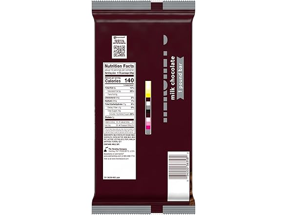 Hersheys Milk Chocolate Bar 1lb