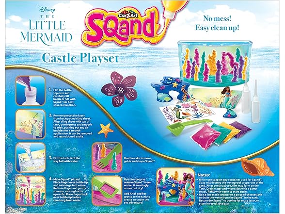 Cra-Z-Art Little Mermaid Sqand Playset