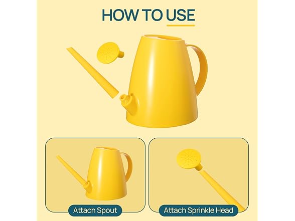 Gardenised 1.8 Liter Plastic Watering Can