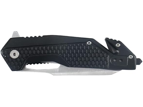 8" Tactical Folding Knife Black