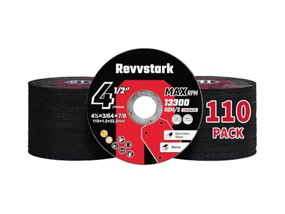 Revvstark 110 Pack Cut Off Wheels