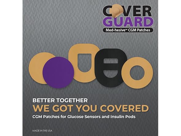 CoverGuard CGM Overpatch for Guardian 4 Black Full