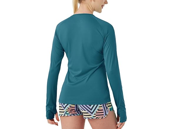 SG Edge Women's Teal 1/4 Zip L/S