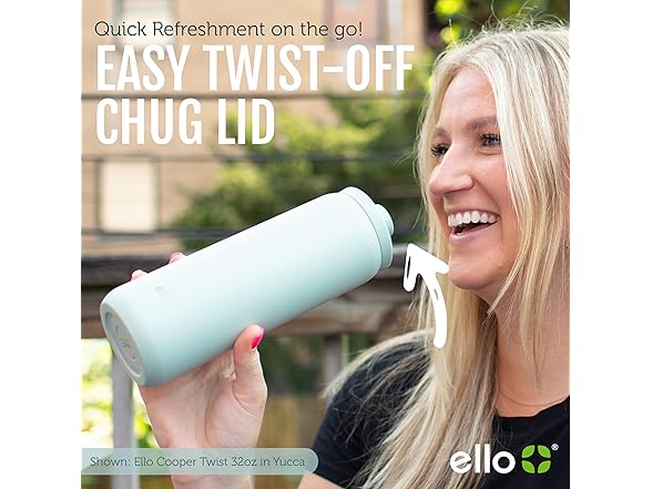 Ello Cooper Twist 18oz Kids Water Bottle