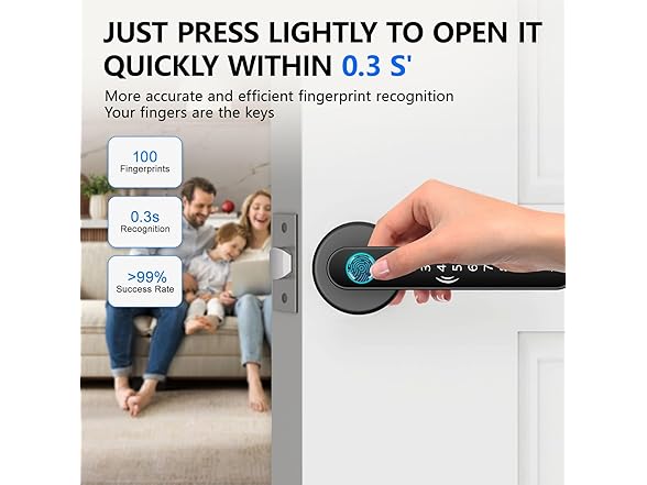 TDMALE Fingerprint Door Lock