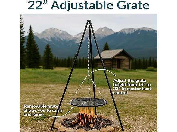 Sunnydaze Outdoor Fire Pit Tripod