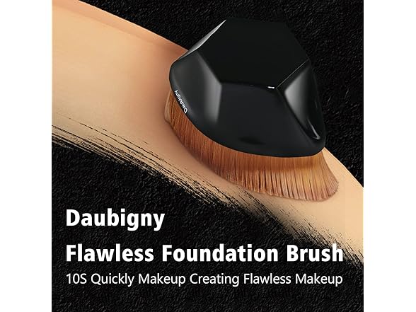 Flat Top Kabuki Makeup Brush w/Case