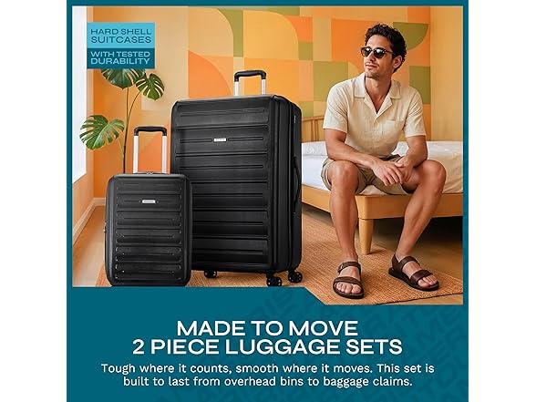 American Tourister Westridge Hardshell Luggage Set - 2 Piece