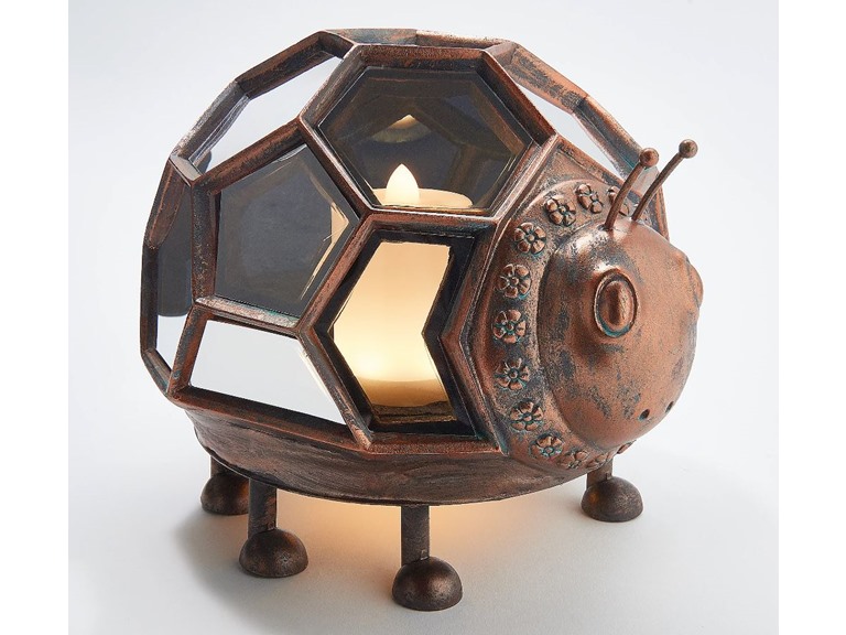 Compass Home Mirrored Animal LED Lit Ladybug