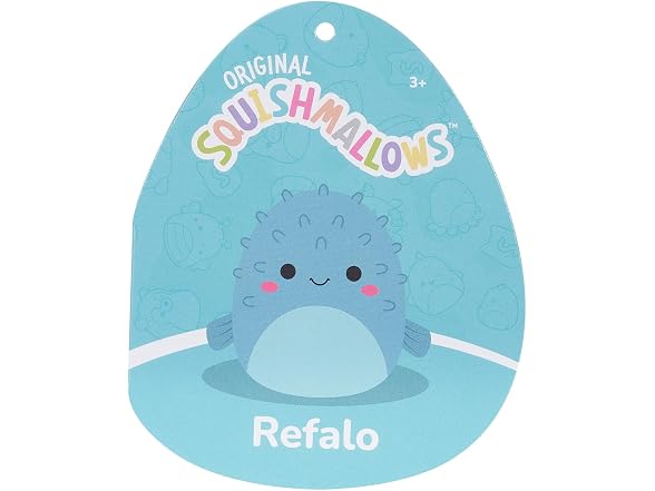Squishmallows Original 16in Refalo The Blue Pufferfish