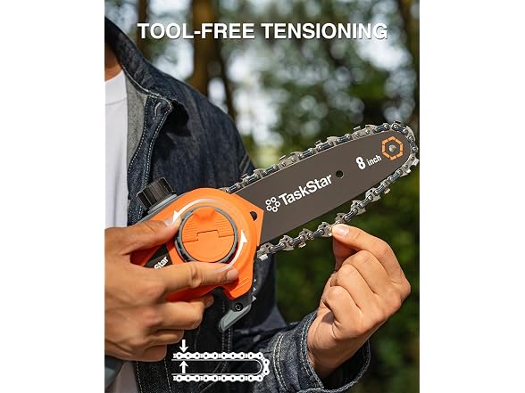 TaskStar 8-Inch Cordless Pole Saw