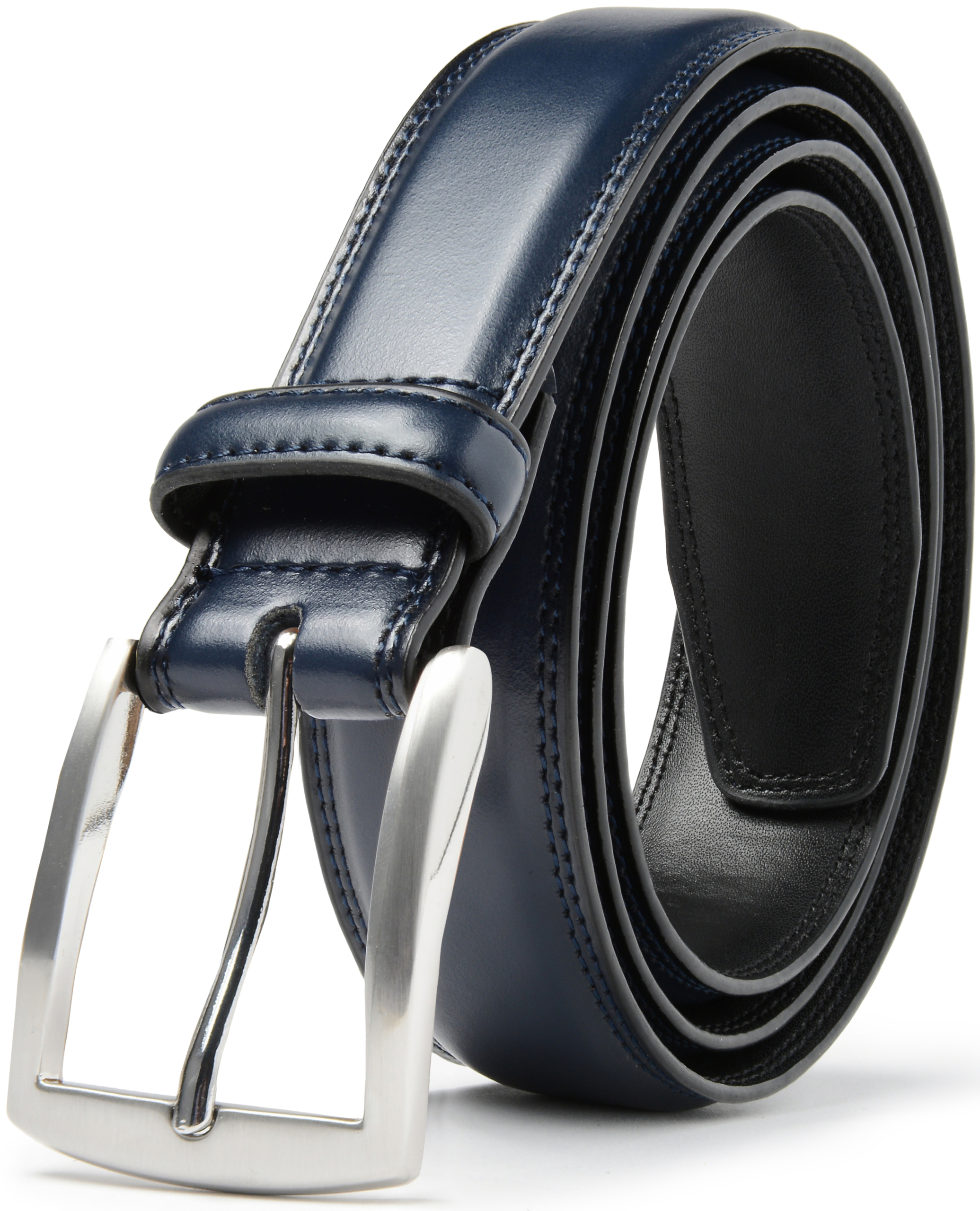 1, 2, 3, 4, 6-Pack Leather Dress Belt - Gallery 37