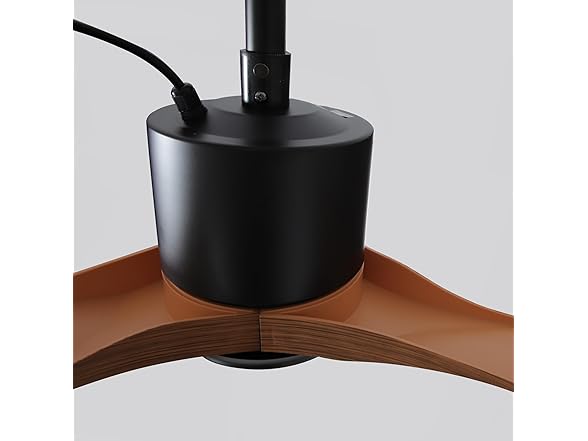Parrot Uncle F5001BR 42" Outdoor Ceiling Fan, Walnut