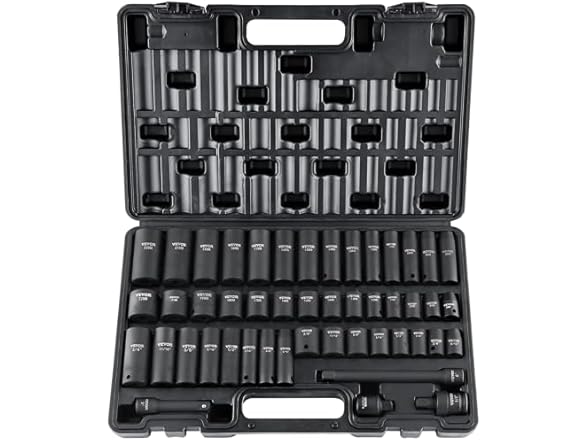 VEVOR 48 Piece 3/8" Drive Impact Socket Set