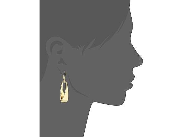 Anne Klein Goldtone Linear Drop Earrings