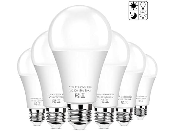Brightever 11W A19 LED Light Bulbs 5000K