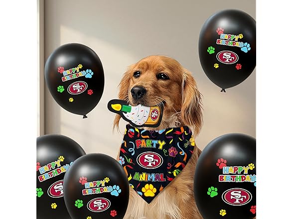 Pets First NFL Dog Birthday Party Set