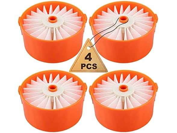 4 Pack Cordless Stick Vacuum Filter