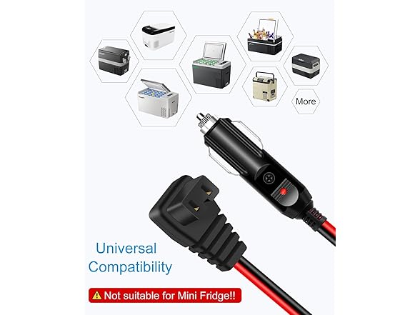 11.5ft Car Refrigerator Power Cord
