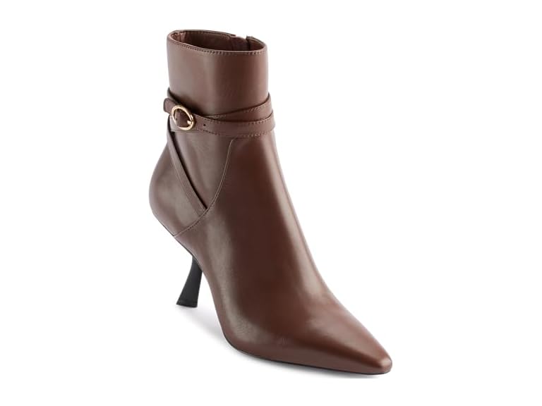 KARL LAGERFELD Karly Pointed Toe Heeled Ankle Bootie - Gallery 4