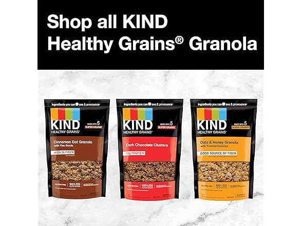 Kind Healthy Grains Granola, Dark Chocolate Clusters