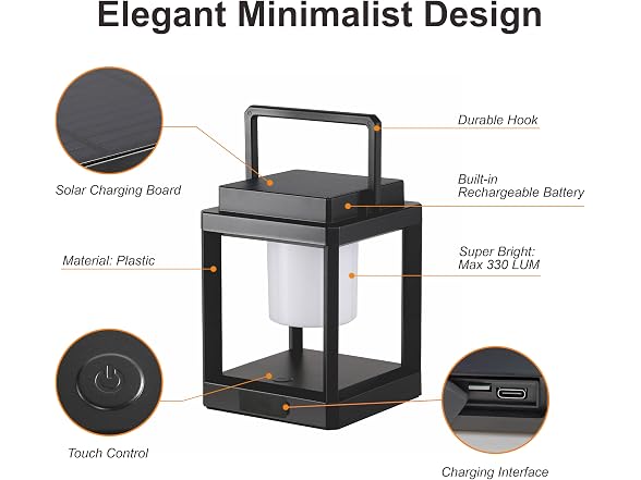 letry Outdoor Table Lamp - Gallery 4