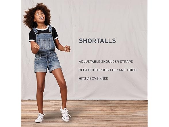 Levis Girls Denim Shortall
