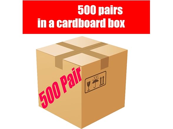 500 Pair Black
