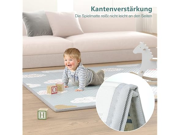 UANLAUO Foldable Baby Play Mat