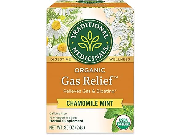 16CT Traditional Medicinals Tea, Organic Gas Relief