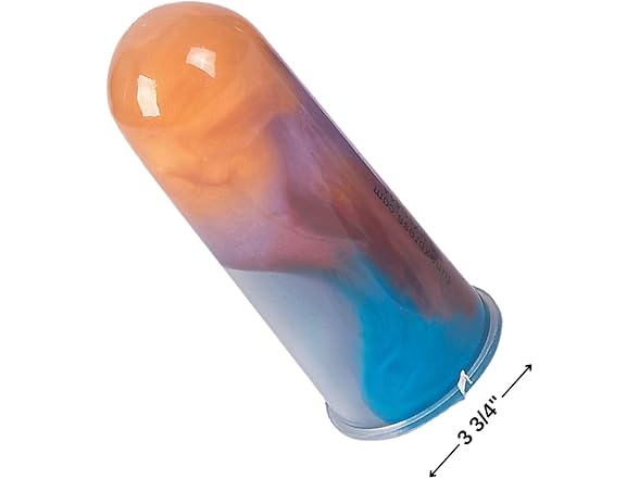 Assorted Metallic Rainbow Slime Test Tubes 6 Sets