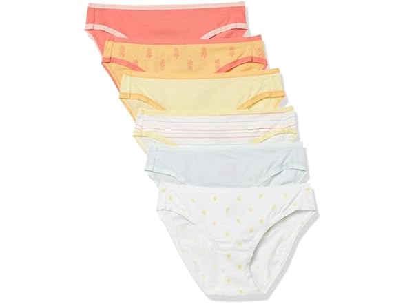 (6 Pack) Women's Cotton Bikini Brief Underwear