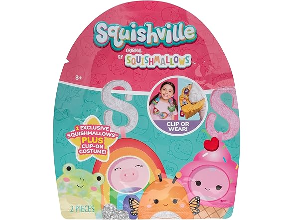 Squishville by Original Squishmallows Style & Play Clips