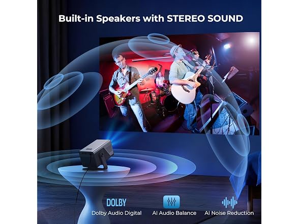Android 14 Smart Video Projector