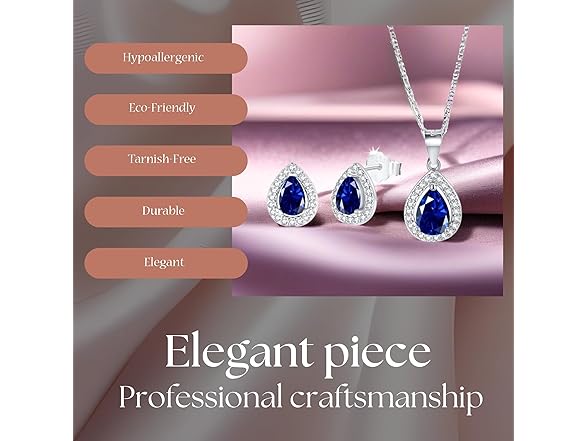 Celestara Teardrop Crystal Set