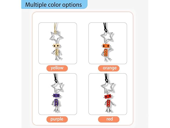 Kgtee Punk Robot Car Pendant Purple