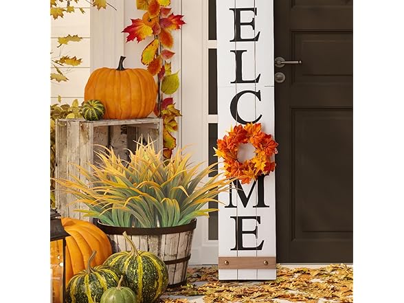 Grunyia 10Pcs Artificial Fall Plants
