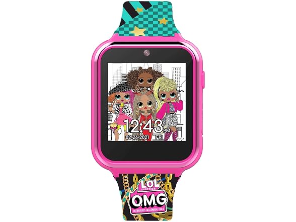 Accutime Kids LOL Surprise Pink Educational Watch