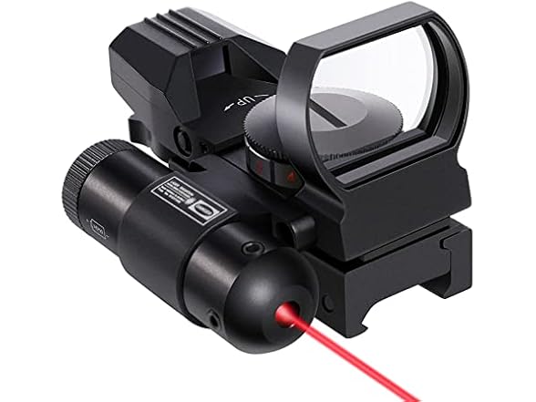 PINTY Reflex Red Dot Sight with Laser
