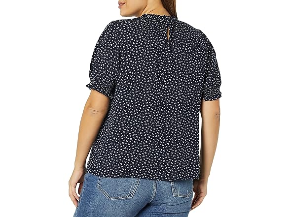 Womens Fluid Twill Smock Ditsy (M)