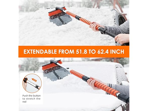 AstroAI 62.4" Ice Scrapers for Windshield