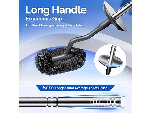 Toilet Brush and Holder Set