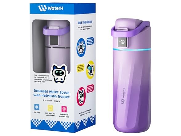 WATERH 16oz Smart Water Bottle