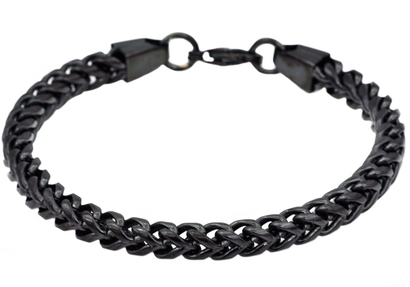 Polished 7MM Round Franco Bracelet - Gallery 5