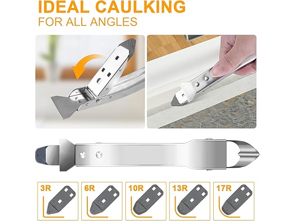 AMZBUY JD-SSCT-003 Stainless Steel Caulking Tool