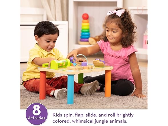 First Play Children’s Jungle Wooden Activity Table