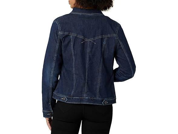 Riders Drenched Blue Denim Jacket (XS)