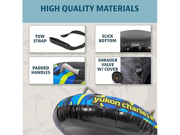 Yukon 46” Heavy-Duty Snow Tube 7+