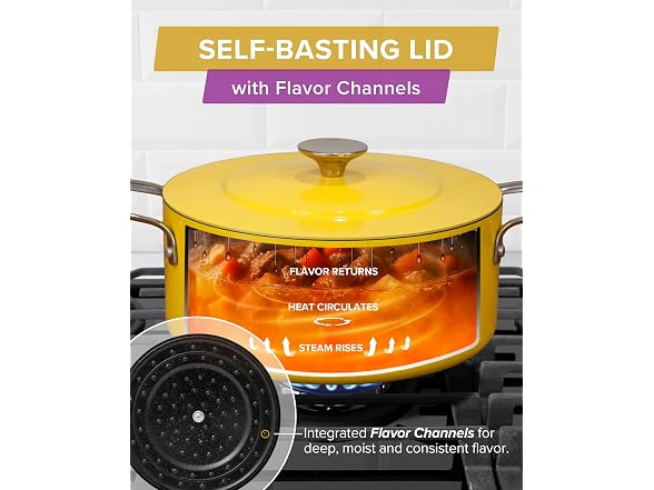 Nuwave Lux 13-Piece Premium Cookware Collection Yellow - Gallery 5